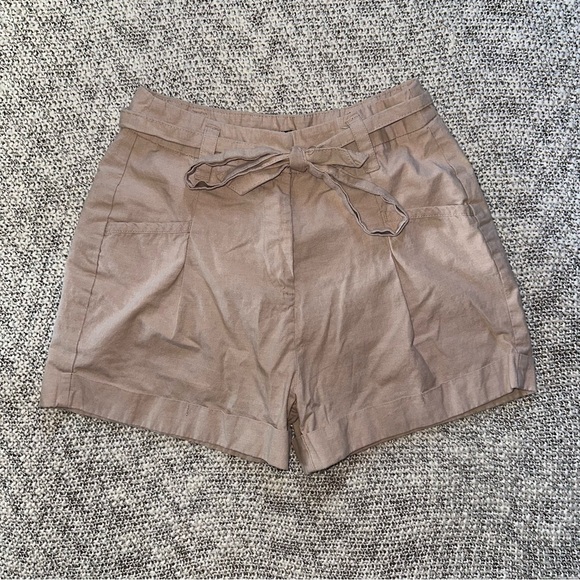 Streetwear Society Tan Tie Khaki Shorts - Picture 1 of 3